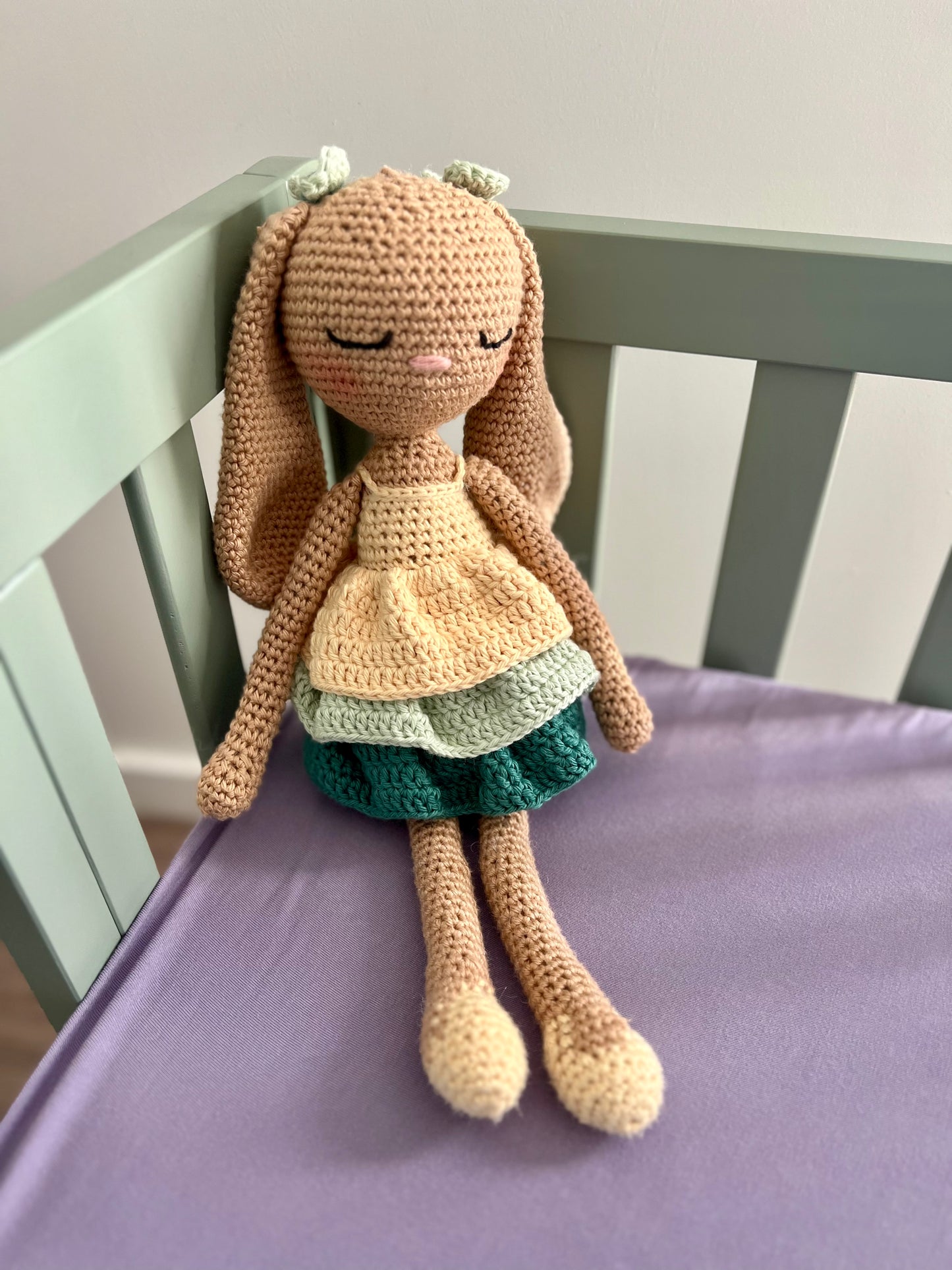 Crochet Ruffle Bunny