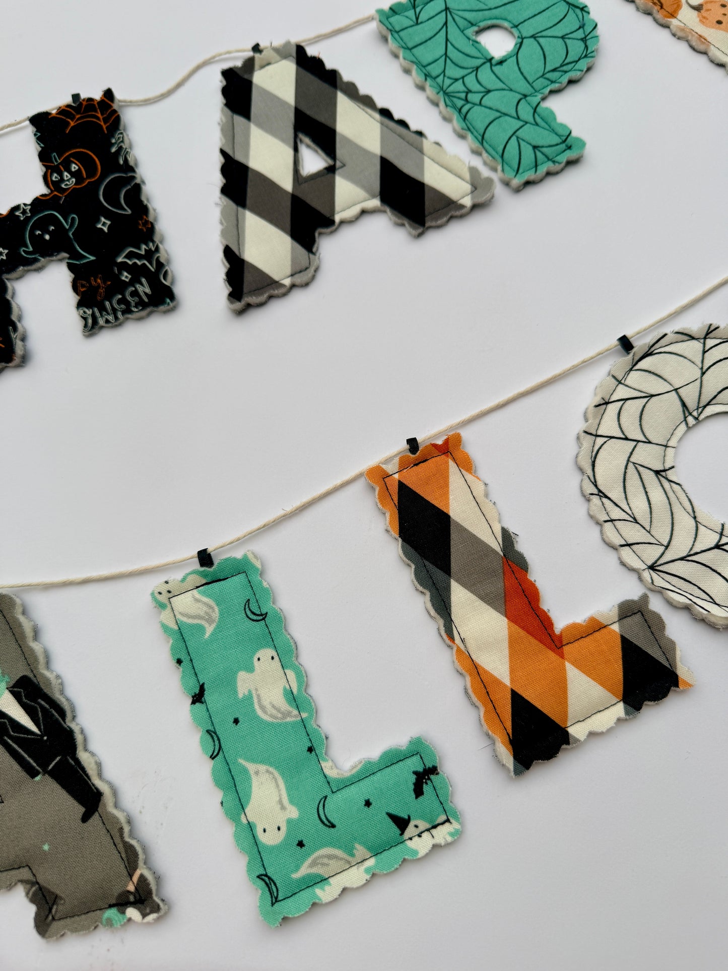 Happy Halloween Fabric Garland