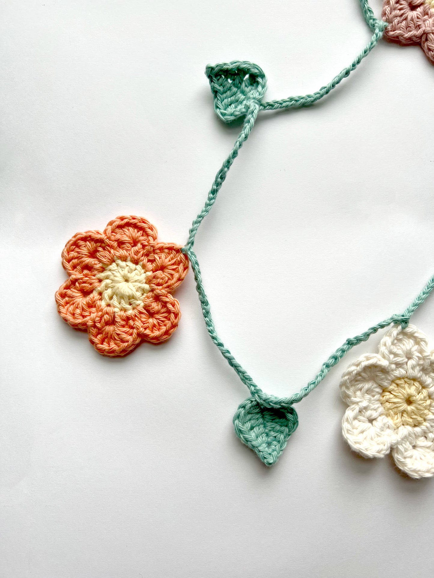 Daisy Girl Crochet Garland