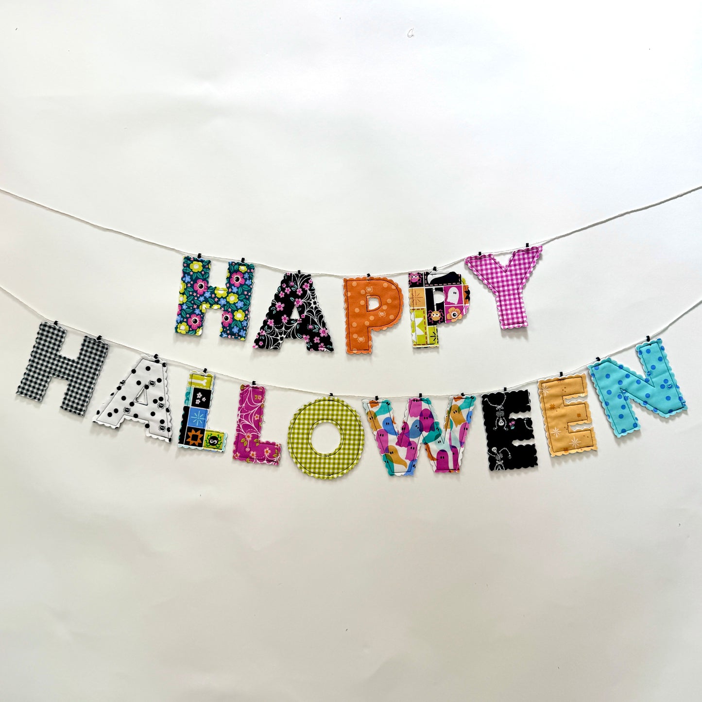 Happy Halloween Fabric Garland