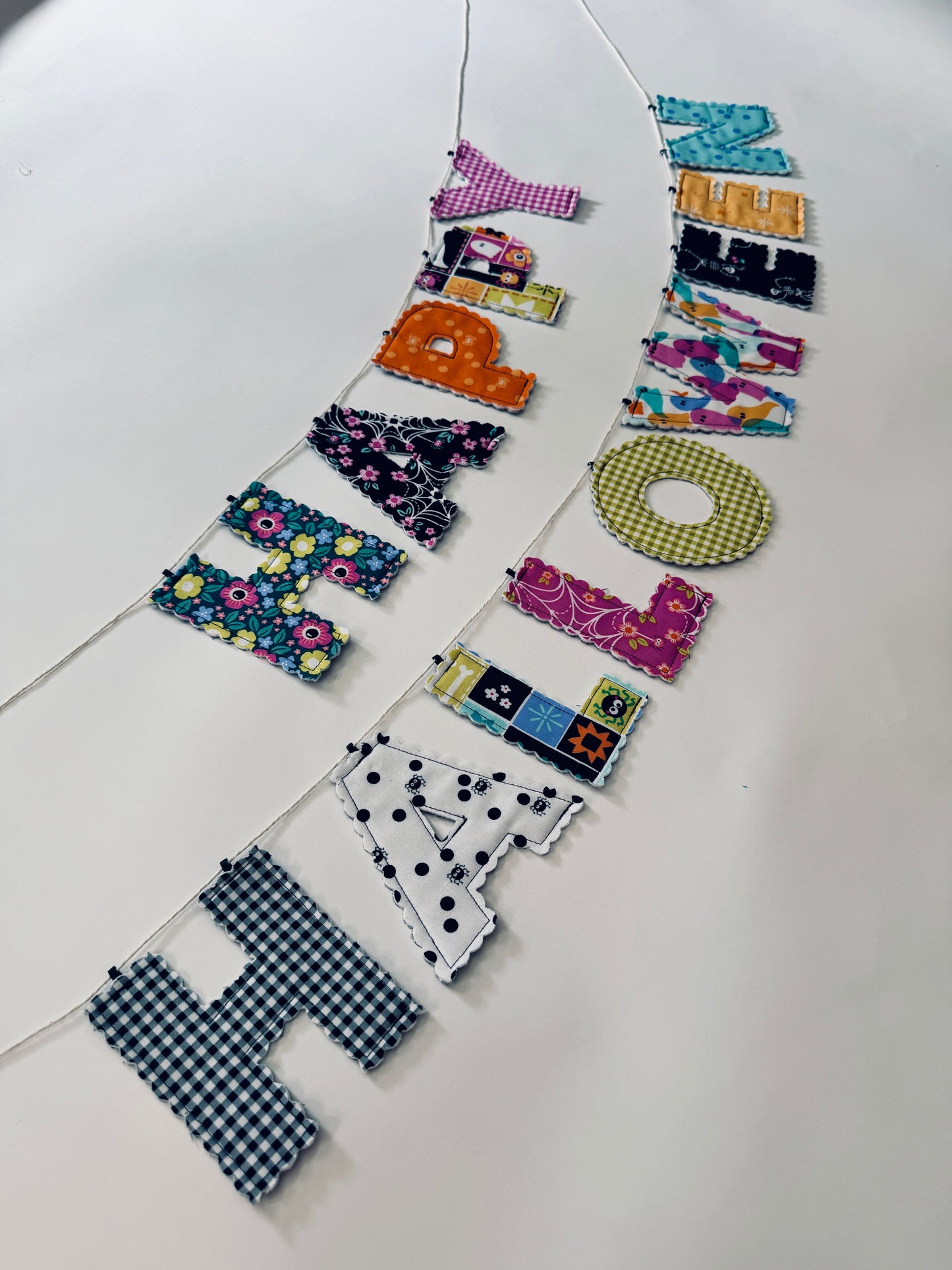 Happy Halloween Fabric Garland