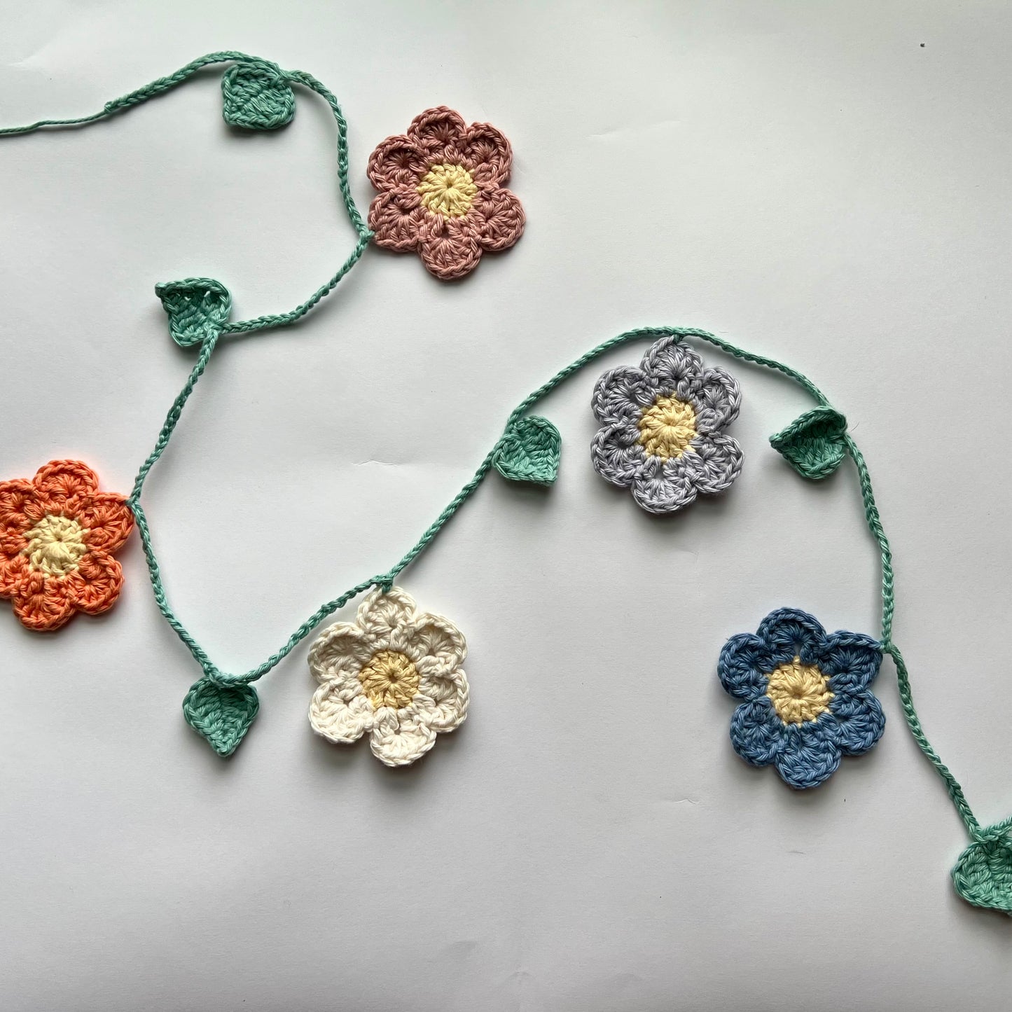 Daisy Girl Crochet Garland